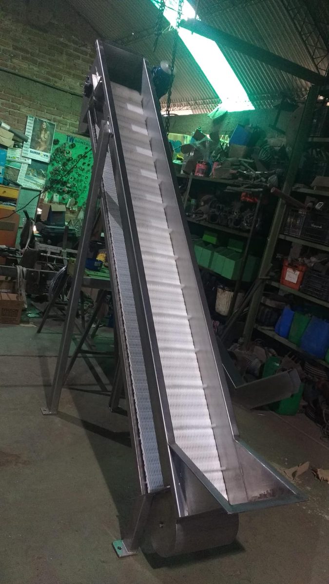 Cinta transportadora inox